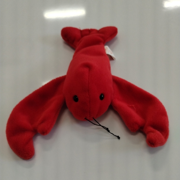 โTY Beanie Baby "Pinchers" the Red Lobster Plush - Picture 3 of 14